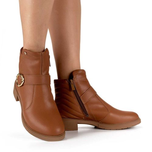 Bota Campesí de Cano Curto Caramelo