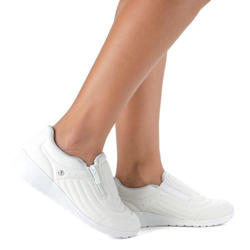 Tênis Kolosh  Casual de Calce Fácil Branco
