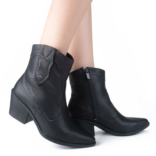 Bota Dakota Country de Cano Curto Preta