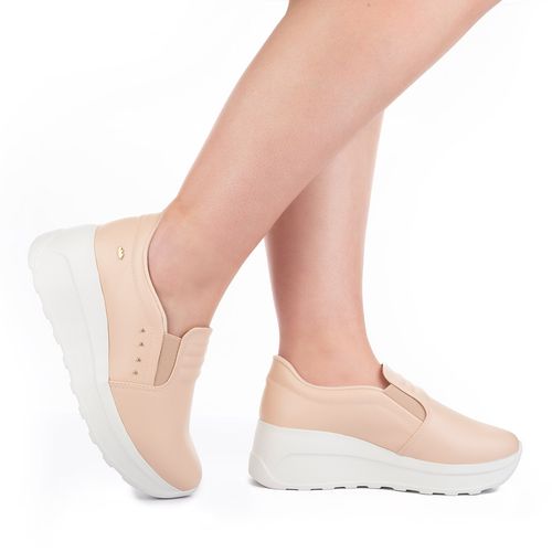 Tênis Dakota  Slip On Rosa Claro