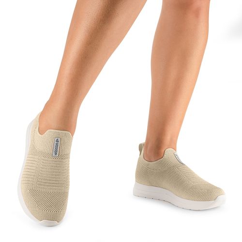 Tênis Mississipi  Slip On Bege