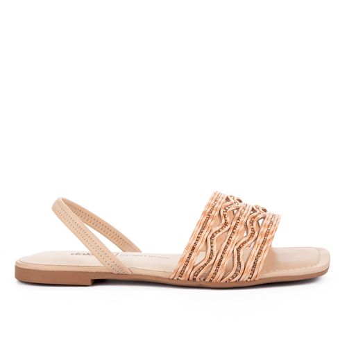 Sandália Dakota Rasteira Bege