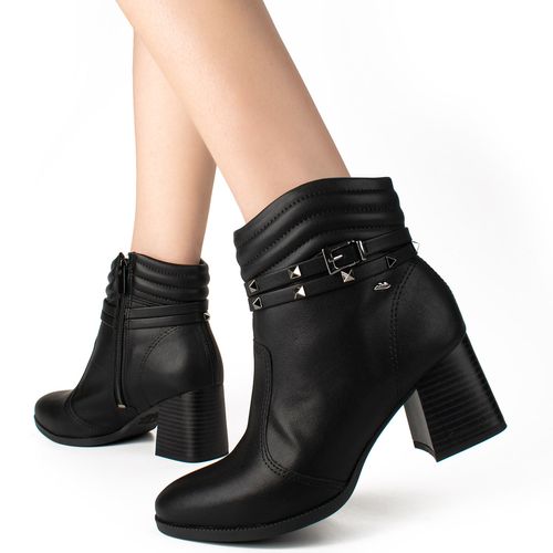 Bota Dakota  de Cano Curto Preta
