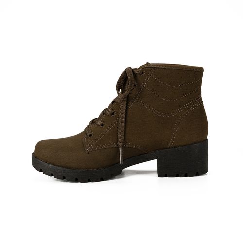 Bota Coturno  Pink Cats Infantil Verde