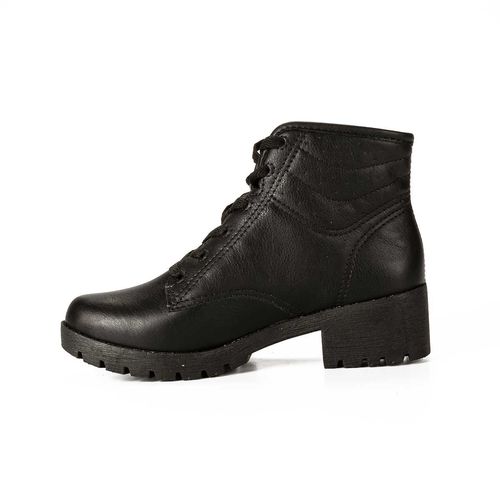 Bota Coturno  Pink Cats Infantil Preto