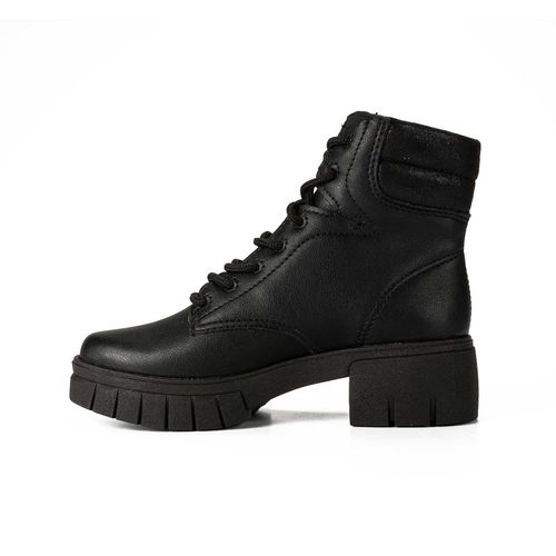 Bota Coturno  Pink Cats Infantil Tratorado Preto
