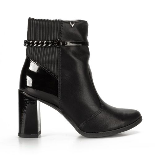 Bota Mississipi de Cano Curto Preta