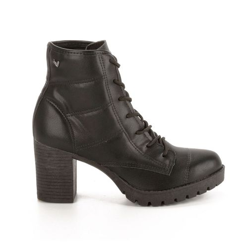 Bota Coturno Mississipi de Salto Bloco Preta
