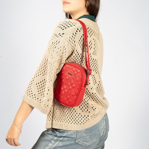 Bolsa Dakota Transversal Vermelha