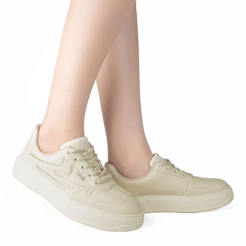 Tênis Dakota Flatform Bege