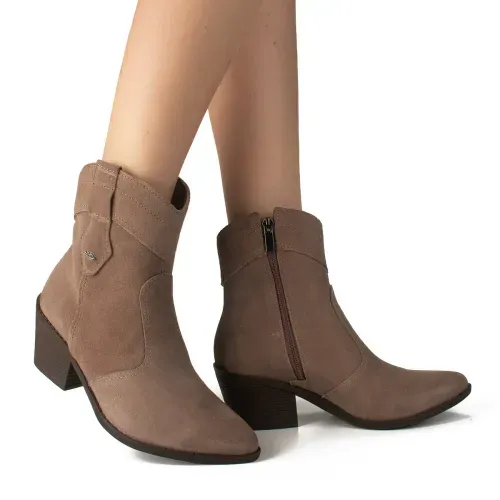 Bota Dakota  Country de Couro Cinza
