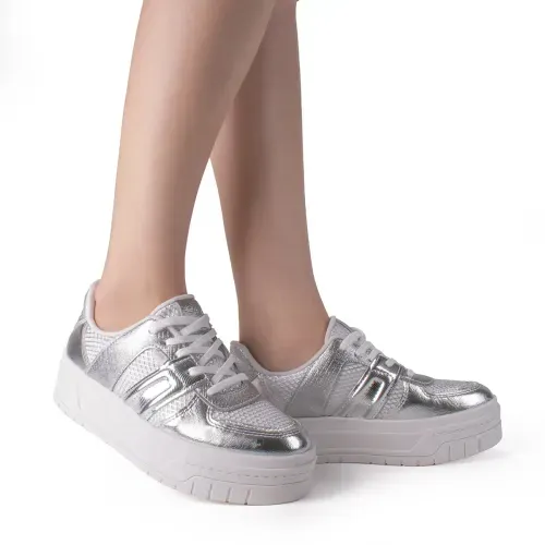 Tênis Dakota  Flatform Metalizado