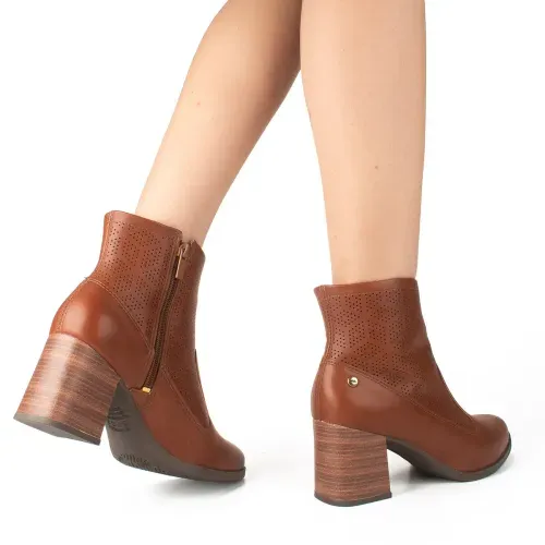 Bota Dakota  de Cano Curto Castanho