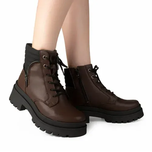 Bota Coturno Dakota Marrom