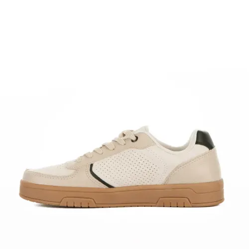 Tênis Kolosh  Masculino Casual em Couro Bege