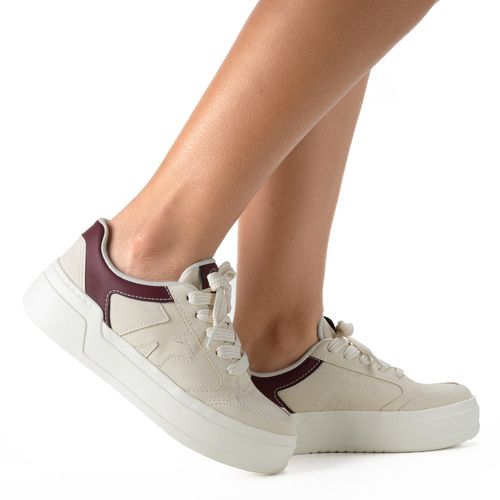 Tênis Kolosh Flatform Bege Claro
