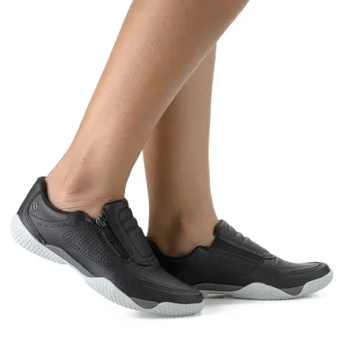 Tênis Kolosh Casual de Calce Fácil Preto