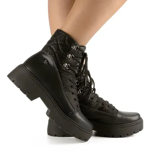 Bota Coturno  Mississipi Preta