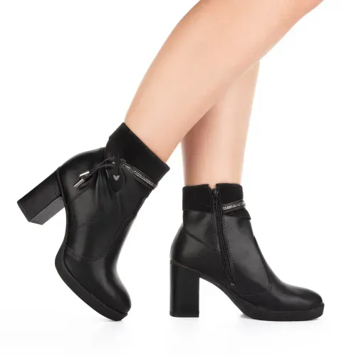 Bota Mississipi  de Cano Curto Preta