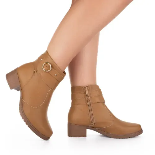 Bota Mississipi  de Cano Curto Caramelo
