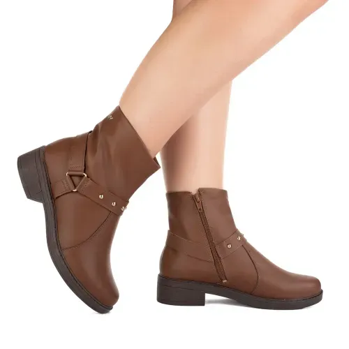 Bota Mississipi  de Cano Curto Marrom