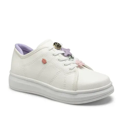 Tênis Pink Cats Infantil Casual Branco