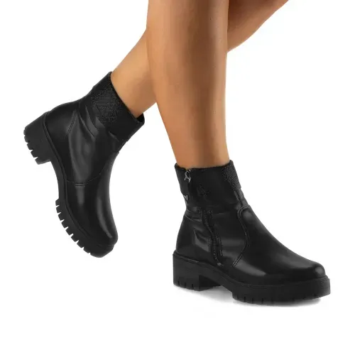 Bota Mississipi  de Cano Curto Preta
