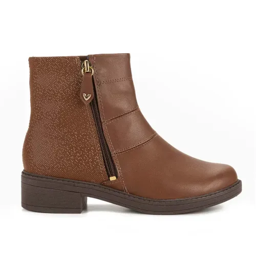 Bota Mississipi de Cano Curto Marrom