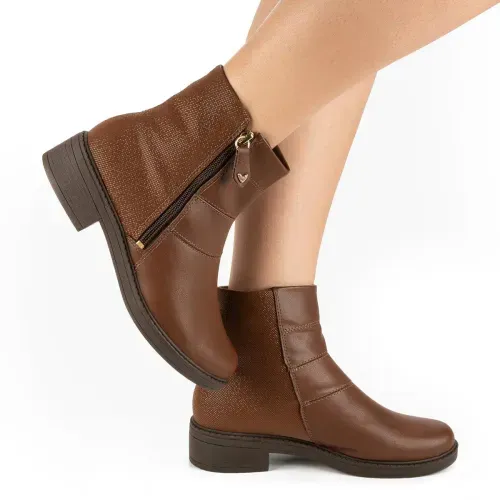 Bota Mississipi de Cano Curto Marrom