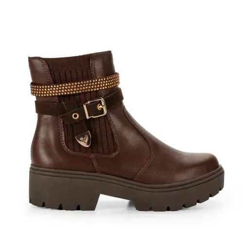 Bota Mississipi de Cano Curto Marrom