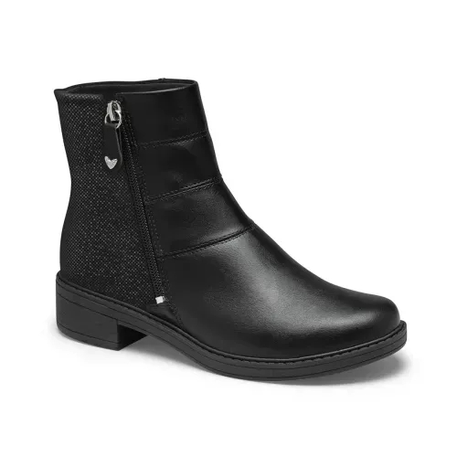 Bota Mississipi de Cano Curto Preta
