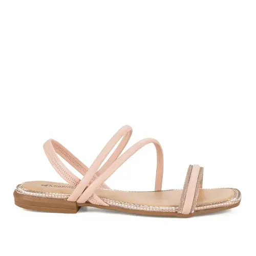 Sandália Mississipi  Rasteira Rosa