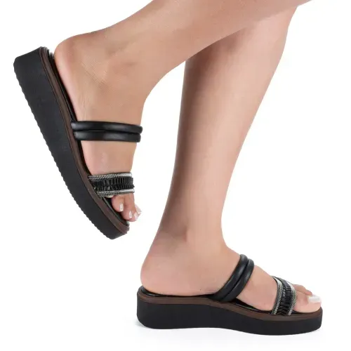 Tamanco Mississipi  Flatform Preto