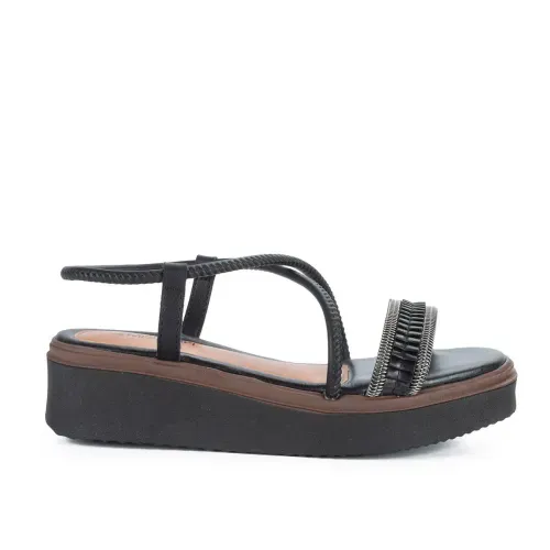 Sandália Mississipi  Flatform Preta