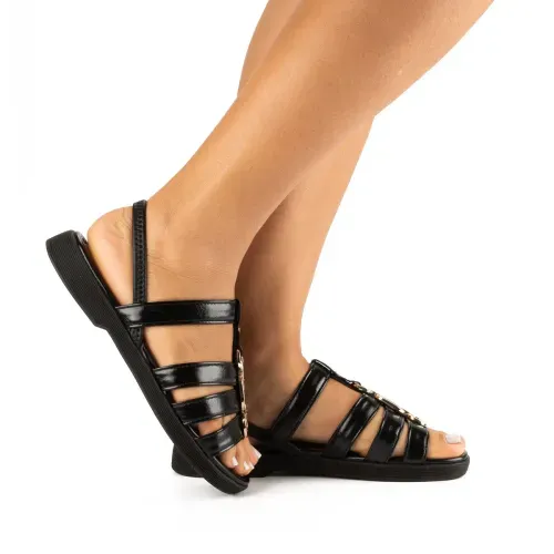 Sandália Mississipi  Flatform Preta