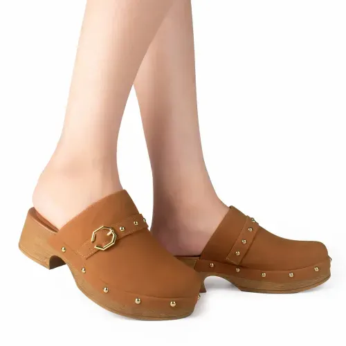 Mule Dakota Flatform Caramelo