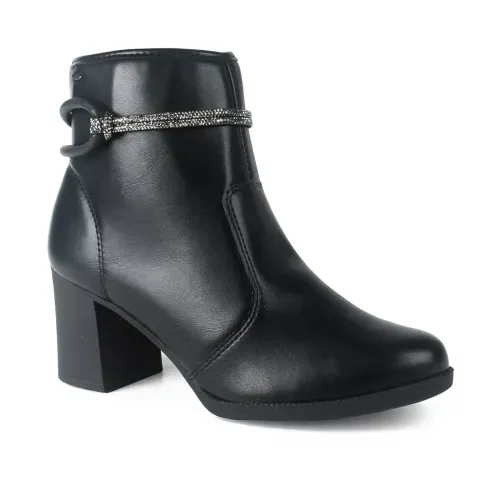 Bota Dakota de Cano Curto Preta