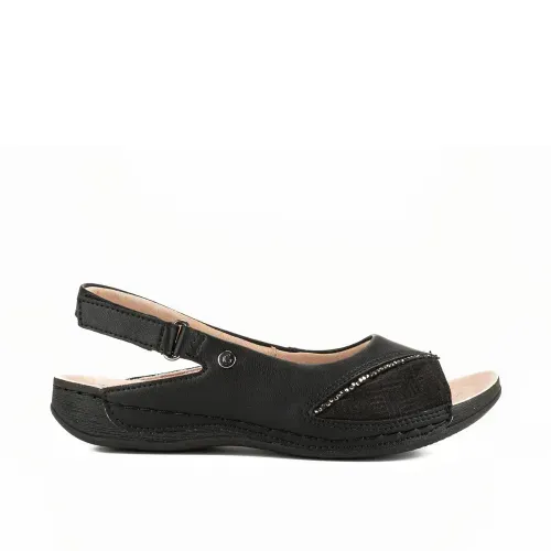 Sandália Campesí Anabela Preta