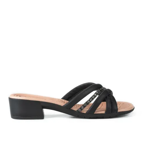 Tamanco Campesí de Salto Bloco Preto