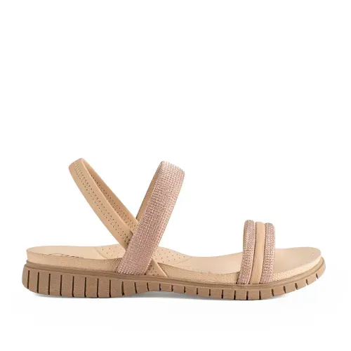 Sandália Campesí Flatform Bege