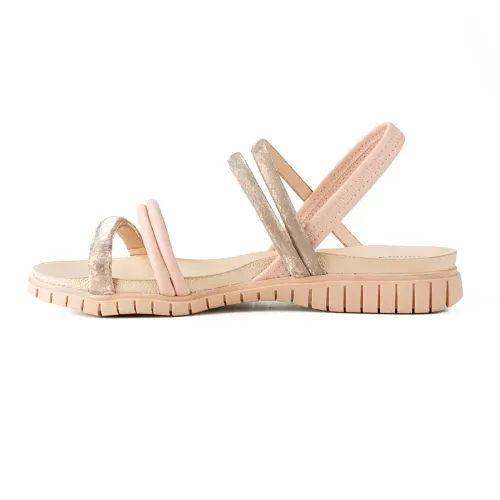 Sandália Campesí Flatform Rosa