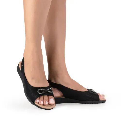 Sandália Campesí Flatform Preta