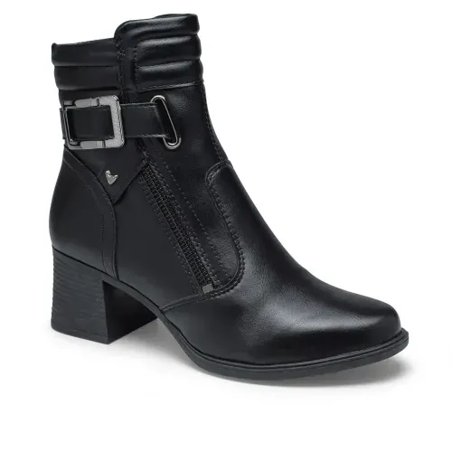 Bota Mississipi de Cano Curto Preta