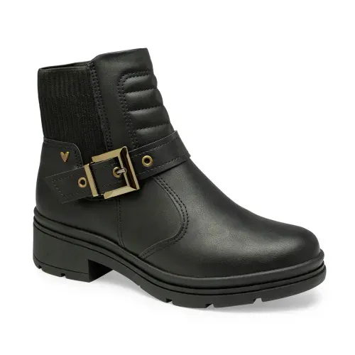 Bota Mississipi de Cano Curto Preta