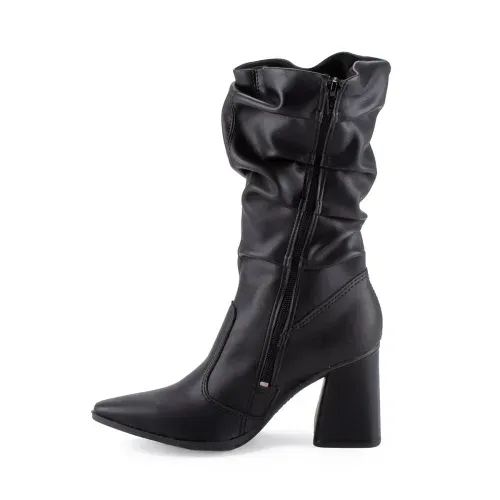 Bota Mississipi de Cano Médio Preta