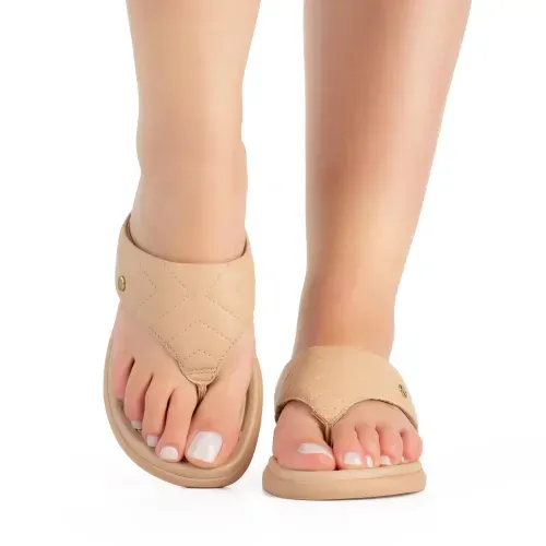 Chinelo Campesí Anabela Bege