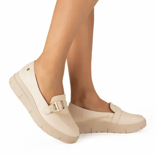 Sapato Campesí Loafer Bege