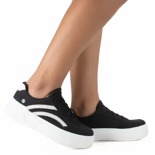 Tênis Kolosh Casual Flatform Preto