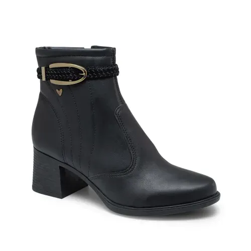Bota Mississipi de Cano Curto Preta