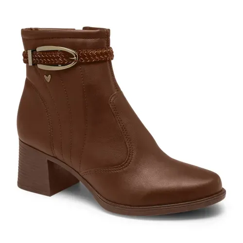 Bota Mississipi de Cano Curto Marrom